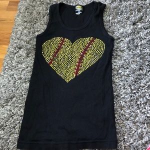 Softball tank top